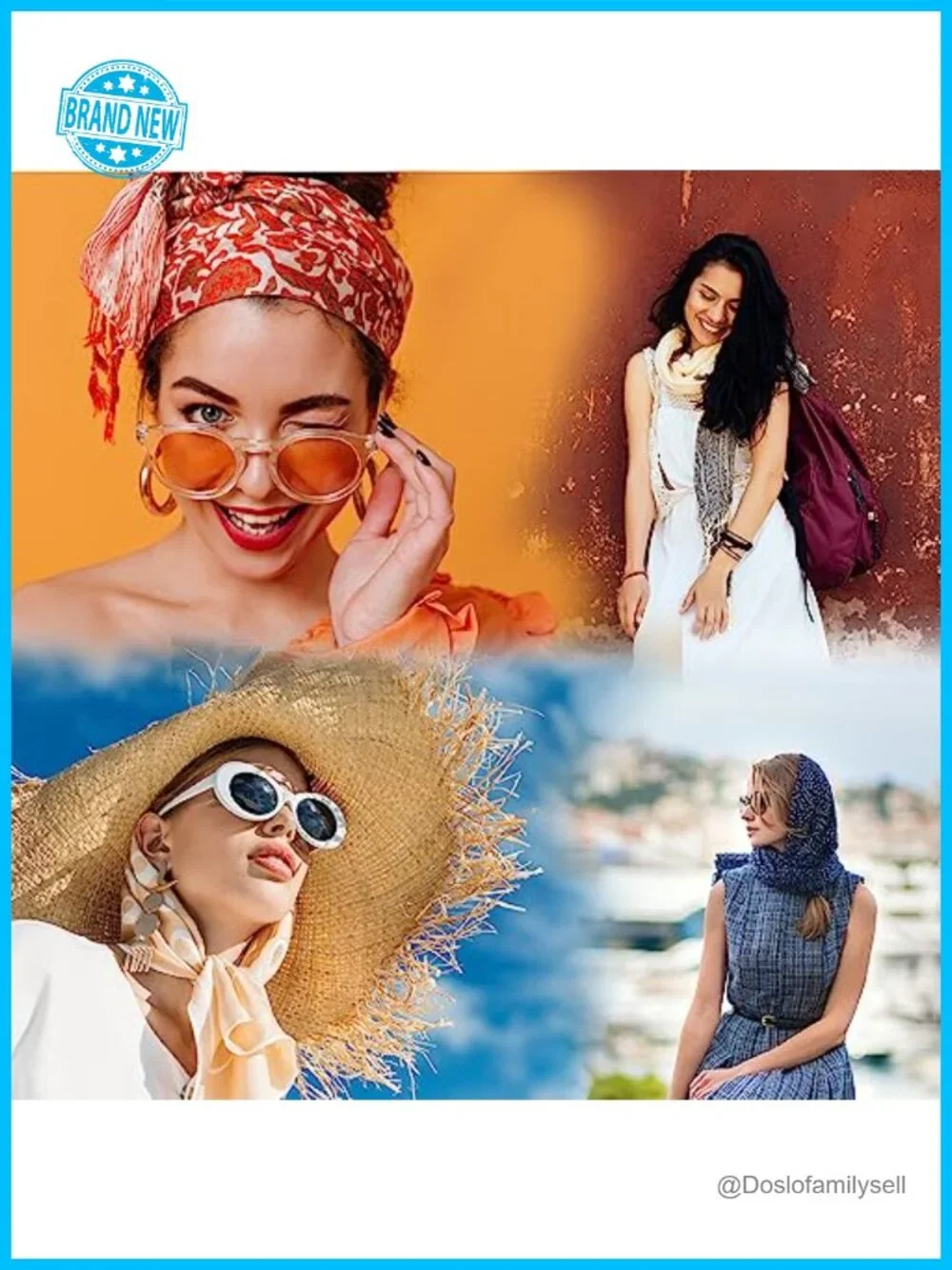 Large Boho Floral Voile Fringed Shawl Wrap for Women